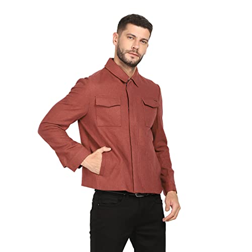 Image of Blackberrys Men's Solid A-Line Coat