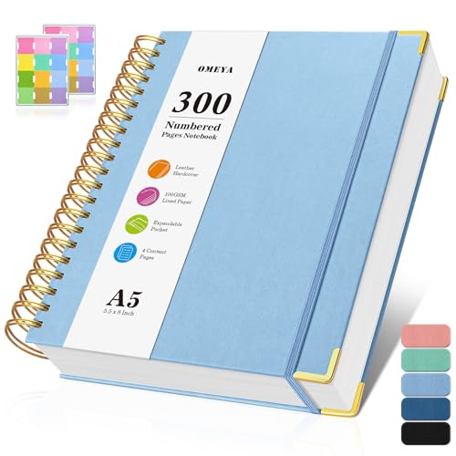 Carnet à spirale en cuir à offrir, beau journal ligné premium homme et femme