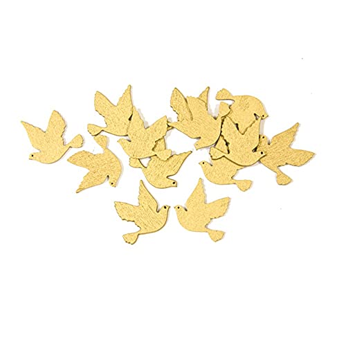 HOBI 15 CONFETTIS Colombe Bois Or MÉTAL Cover