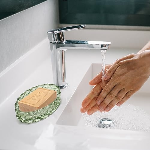 Juego de accesorios de baño verde para transformar el lavabo en un oasis de relajación y orden 7