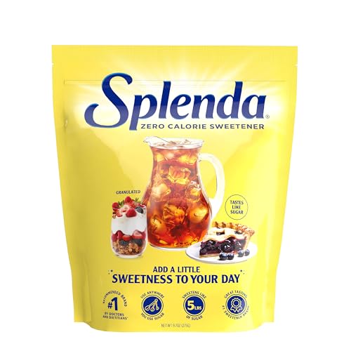 SPLENDA Zero Calorie Sweetener, Granulated Sugar Substitute, 9.7 Oz