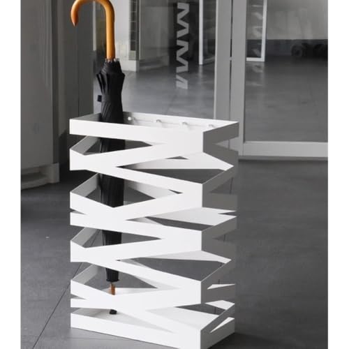 Porte-parapluie de bureau blanc support rangement parapluies balcon et salon moderne