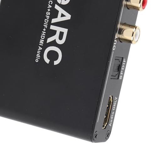 Extractor de Audio HDMI ARC de 192 KHz, EARC, Extractor de Audio ARC HDMI 2.1, Convertidor DAC HiFi de 24 Bits y 192 KHz a óptico, Conector de 3,5 Mm, Adaptador de Sonido de TV