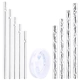 Material: Aluminium. BHGT 45 Stück Windspiel Röhren Basteln Aluminiumrohr Klangstäbe für Garten Windspiel Zubehör Metall Windspiel Anhänger Windspiele für Draußen Aluminiumlegierungsrohre Windspiele für Garten Deko