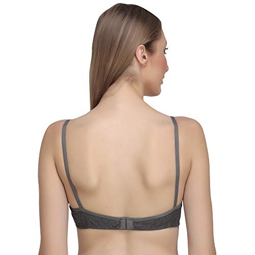 Image of Women Non Padded Bra - Made of Pure Cotton Full Coverage Non Wired Seamless Pushup Soft Cup for T-Shirt Saree Dress Sports Garment for Daily Use Everyday