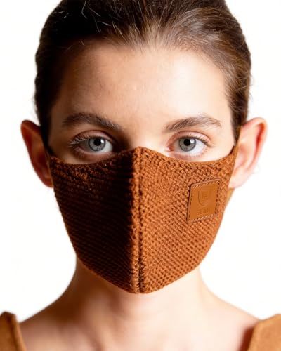Image of BBN Warm Wool Face Mask: Adjustable Washable Cover - Reusable Windproof Protection for Winter Commuting Outdoors