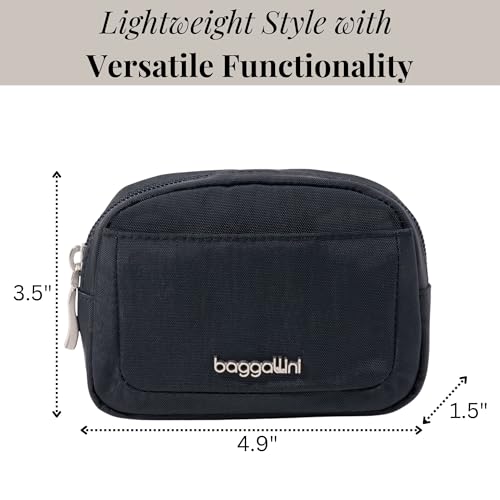 Baggallini Women's Pocket Cosmetic - Lightweight Bag - Travel Essentials Makeup Organizer Small/Mini2
