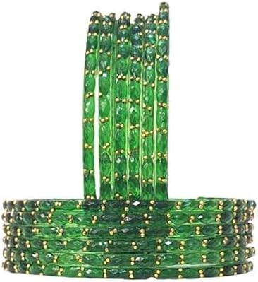 Plain and Glossy Finished Raindrop Glass Bangles Set for Women | Traditional Ethnic Chudi for Wedding, Party & Regular- Set of 12 Pcs | Multiple Colours | Wedding Jewelry Bangles for Women