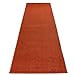 Custom Size Runner Rug Solid Color Design Extra Long Runner Rugs for Hallways 36 Inch Wide x Pick Your Size by Feet Slip Skid Resistant Rubber Back Rug Runners (Orange, 2 ft x 36 in)