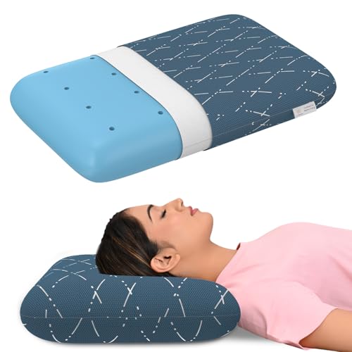 MY ARMOR Cool Gel Memory Foam Pillow, King Size - 5 Inch Thick, O...