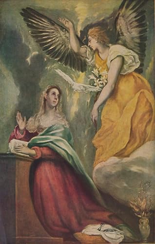 L'Annonciation par El Greco tableau salon pour créer une atmosphère artistique élégante