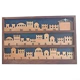 Design centré sur le Christ : ce calendrier de l'Avent en bois de la crèche souligne la naissance de Jésus-Christ avec un thème de vacances significatif, ce qui en fait une pièce maîtresse spirituelle pour les fêtes de Noël ; dispose de 24 poches numérotées qui passent à une scène de la Nativité le jour de Noël pour un puissant rappel quotidien de la vraie signification de la saison.