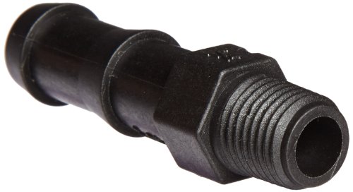 Banjo HB025-050 Polypropylene Hose Fitting, Adapter, 1/4