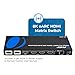 OREI 8K 4x2 HDMI Matrix Switch – 40Gbps HDMI 2.1, Audio Extraction, eARC, Downscaling, EDID Management (BK-402A)