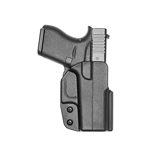 Glock 43 / 43X OWB Holster - USA Made - Fits G43, G43X (NOT MOS Compatiable) - Signature OWB Holster by Blade-Tech Holsters, Outside Waistband Open Carry (Right Hand)