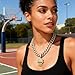 Xikui Miami Cuban Pendant Necklace, Ice Out Chain, Sport Fan, Hip-Hop Jewelry for Men Women, 20inch (gold basketball)