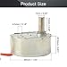 Fielect Synchronous Motor AC 12V 5-6RPM Turntable Motor CW/CCW Direction 4W TYC-50 Double Flat Tapping Shaft