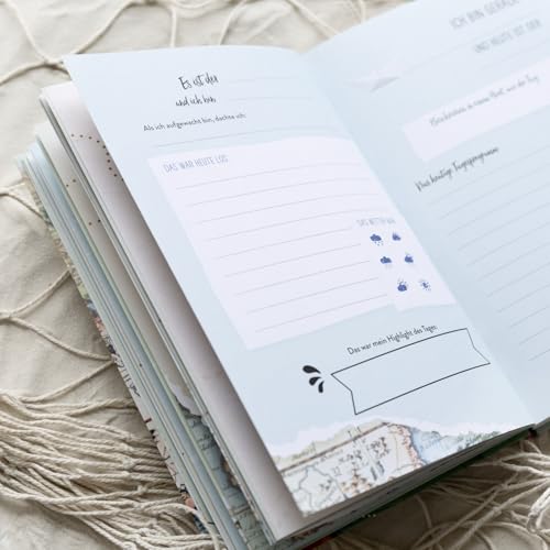 Foto von Reisetagebuch Go & discover the world: Journal für Reisende mit Checklisten, Tipps und Budgetplaner | Das perfekte Geschenk für Reiseliebhaber (Reisetagebücher zum Ausfüllen)