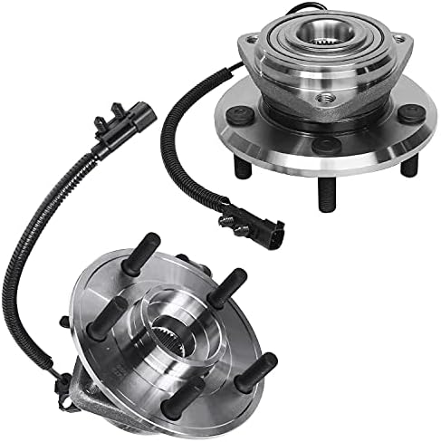 Detroit Axle - 2 Front Wheel Bearing Hubs for 2007-2010 Jeep Wrangler