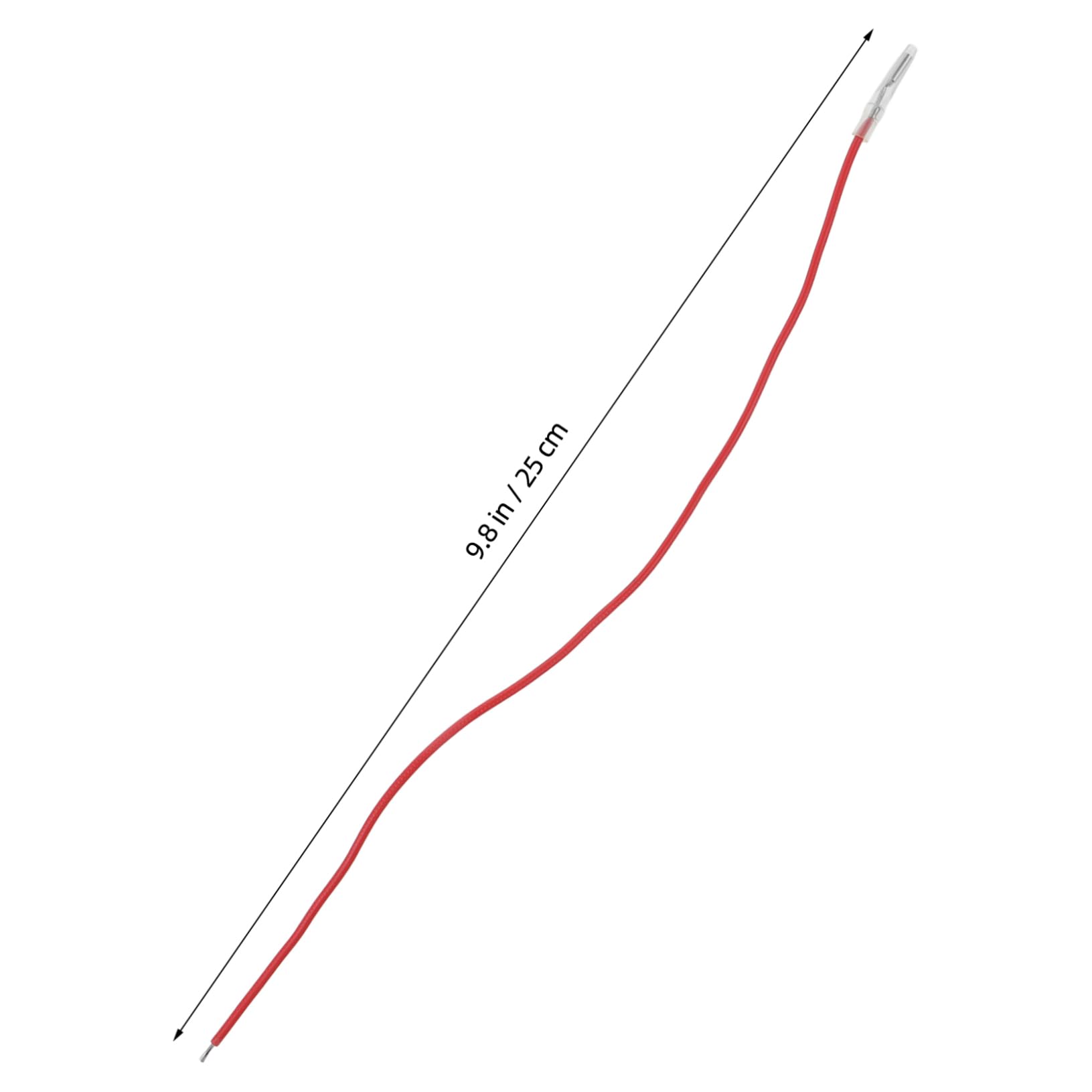 Alipis 10Pcs Spade Quick Splice Terminals with Sleeve Wire Connectors for Automotive Wiring Applications Single Head Crimp Connectors