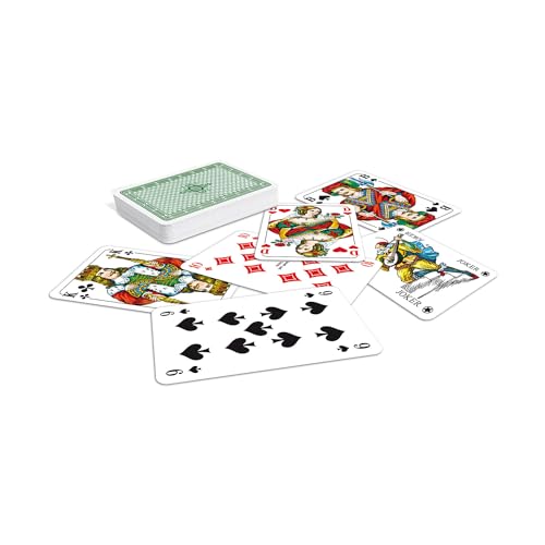 Ass Altenburger FSC Doppelkopf, französisches Bild, in Faltschachtel, White, 95 x 60 x 20 mm