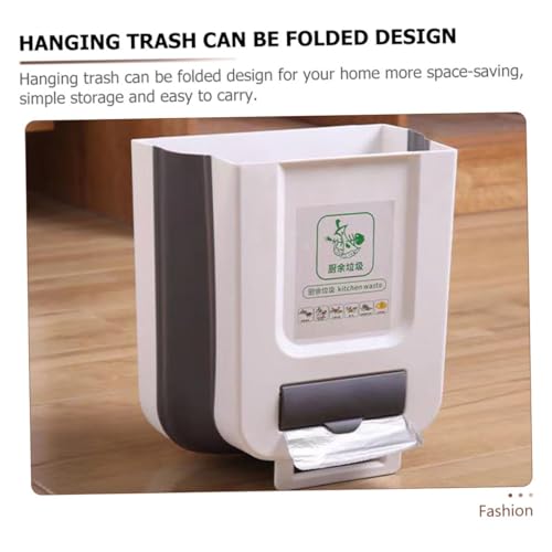 Caneca de basura plegable para cocina colgante miniatura 7