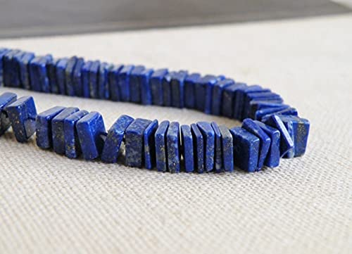 Lapis lazuli perles heishi de 6mm bleues pour fabriquer vos bracelets bohèmes d'été
