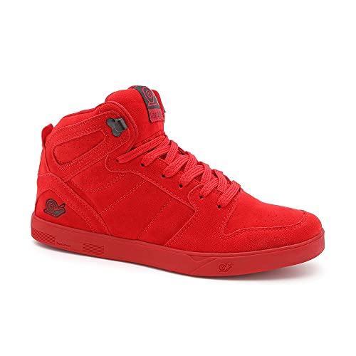 Tênis Skate Profissional Unissex Cor:Vermelho;Tamanho:39