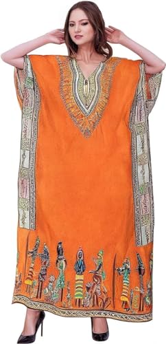 Caftan long maxi Ukal vêtement de nuit luxueux en polyester au tombé fluide unique