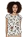 Produktbild ONLY Damen Onlvic Ss AOP Noos WVN Top, Mehrfarbig (Cloud Dancer AOP:BOTANICAL), 44