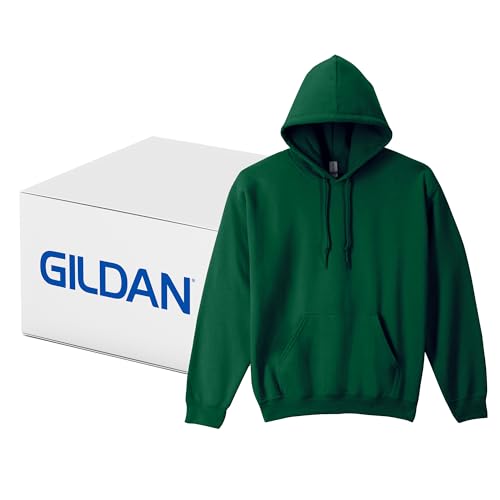 Image of Gildan Adult Fleece Hoodie Sweatshirt, Style G18500, Multipack