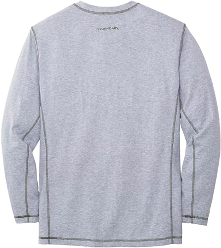 Legendary Whitetails Men's Henley Shirt Long Sleeve Button Up Casual Fit Cotton/Poly Blend2