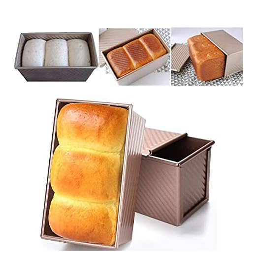 PENGQIMM Brödform, brödform för bakning, brödform med filt, kolstål bröd rostform, non-stick belagd, tillverkad av kolstål, bröd, rostform med lock för bakning av bröd