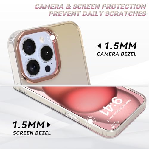 Coque iPhone 16 transparente ProMax paillettes ciel étoilé - 2