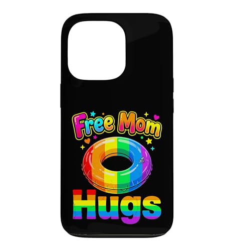 Free Mom Hugs LGBTQIA+ Ally Pride Month�B �X�}�z�P�[�X iPhone 13 Pro �p