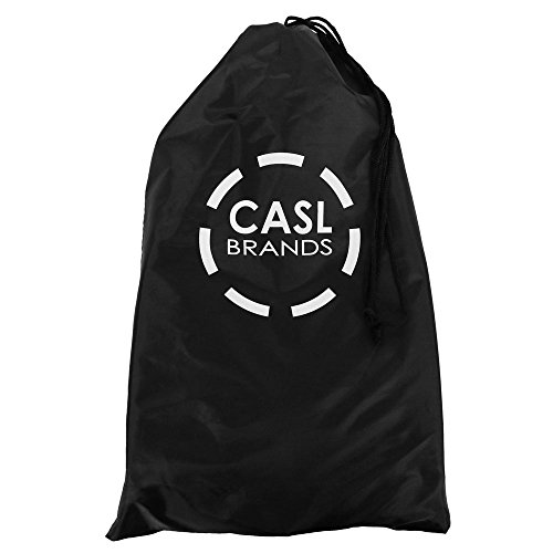 CASL Brands Collapsible Emergency Utility Snow Shovel with 8-Inch x 11-Inch Blade and Carrying Bag - Multipurpose Winter or Camping Shovel for Car - Portable Compact Design - Blue
