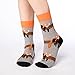 Good Luck Sock Women's Red Panda Socks, Adult, Shoe Size 5-9