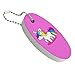 GRAPHICS & MORE Cute Kawaii Rainbow Unicorn Chibi Floating Keychain Oval Foam Fishing Boat Buoy Key Float