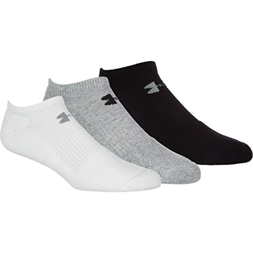 Under Armour Mens Charged Cotton 2.0 No Show Socks (6 Pack)