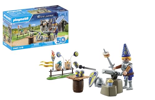 PLAYMOBIL Novelmore 71447 Rittergeburtstag, actionreiche Feier mit Prinz Arwynn, spannenden Duellen und vielfältigem Zubehör, nachhaltiges Spielzeug für Kinder ab 4 Jahren