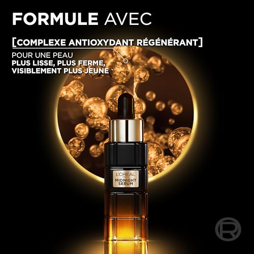 L'Oreal Paris Cell Renew Midnight Serum, Age Perfect, Anti-Oxidant Recovery Complex Nachtserum, zielt auf Falten… – Ansicht 5