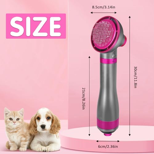 SHENKELE New pet Hair Dryer,Suitable for Blowing and Brushing Hair, an All-in-one Machine Perfect for Small and Medium-Sized Dogs and Also for Cats - Thumbnail 2