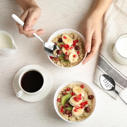 Image of 10 Years Together Would You Believe It - 2 Pcs Spoon Set, Couples Our Ice Cream Spoon, Perfect for His Hers Couples Husband Wife Parents Grandparents - 10th Wedding Anniversary Scoop Gifts