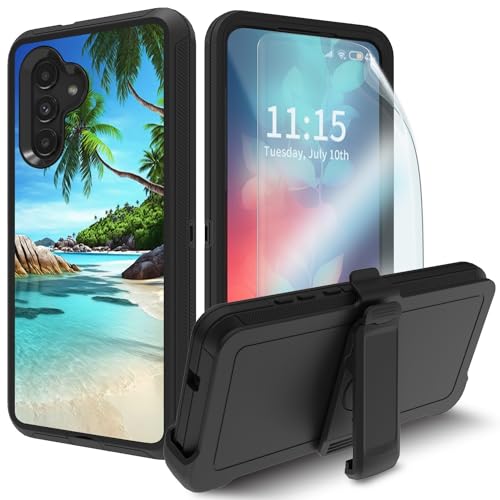 Coque Samsung A54 5G antichoc robuste avec étui ceinture amovible