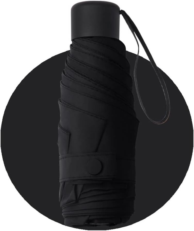 Portable Umbrella for Travel 180g Folding Lightweight Umbrella Portable Travel Women's Umbrella Windproof Umbrella Umbrella Outdoor(D)