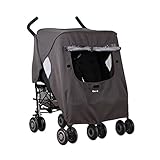 Die Koo-di Pack-it Universeller Zwillingswagen Regenschutz sein im Korb aufzubewahren wenn man auswärts mit dem Kinderwagen unterwegs ist unterwegs ist.