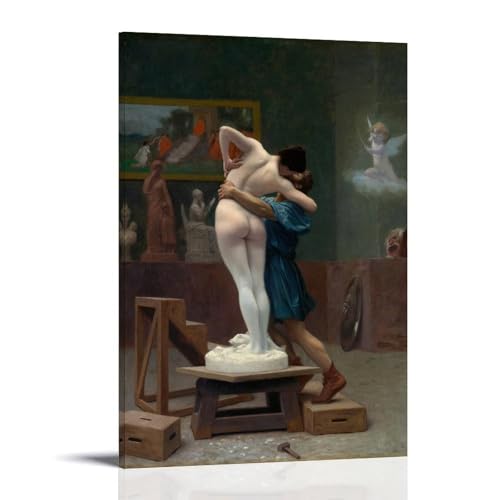 Jean-Leon Gerome's Pygmalion And Galatea - 19th Century Neo-Classical Poster