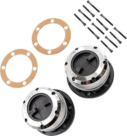 APDTY 108867 Locking Hub Set Front Left/Right Jeep 27-Spline