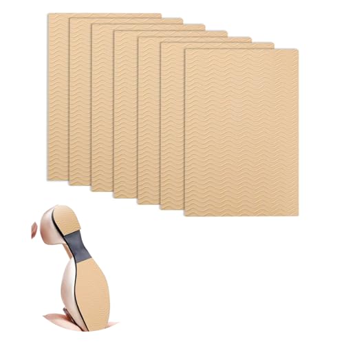 eupdd 7 Piezas Suela Antideslizante: Antideslizante Zapatos 10×15cm, Suelas para Zapatos Autoadhesiva Silencioso y Resistente al Desgaste, Suelas para Zapatos Autoadhesiva, Suela Zapatos Reparacion