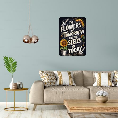 Image of Zesta Bathroom Decor Items Washroom Decor Tin Sign | Aesthetic Posters Wall Poster for Bedroom | Magnetic Cafe Decoration Items / Restaurant Decorations Items | Quirky Home Decor Bar Accent (Motivational (3))